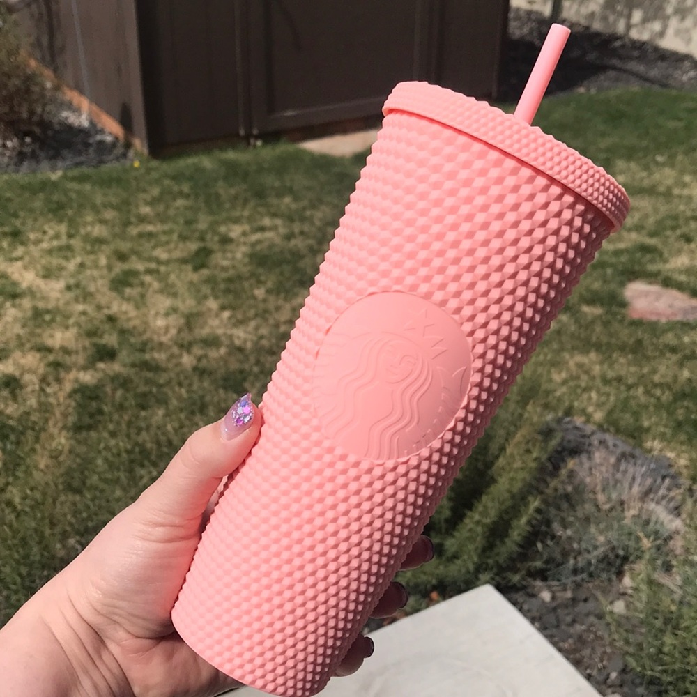 Starbucks matte pink 24oz tumbler cold cup